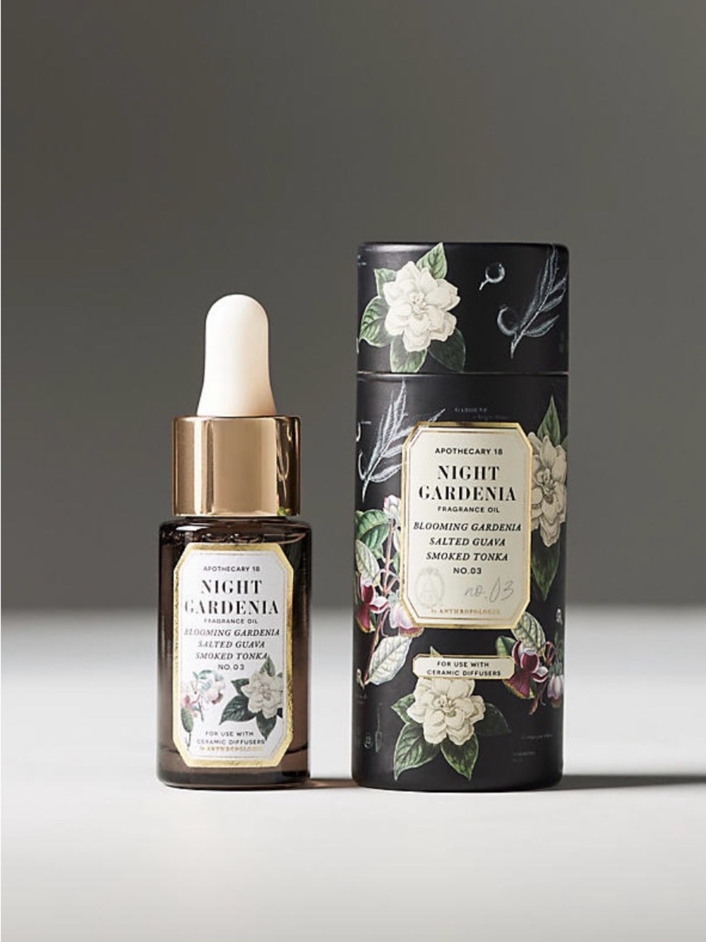 Apothecary 18 Night Gardenia Fragrance Oil by Anthropologie NWT